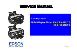 Epson R380 - Stylus Photo Color Inkjet Printer Service Manual preview