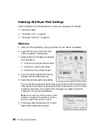 Preview for 36 page of Epson R800 - Stylus Photo Color Inkjet Printer User Manual