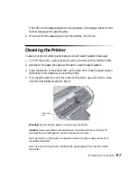 Preview for 87 page of Epson R800 - Stylus Photo Color Inkjet Printer User Manual