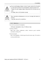 Preview for 69 page of Epson RC90-B Safety And Installation