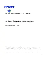 Preview for 7 page of Epson S1D13504 Technical Manual