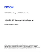 Preview for 235 page of Epson S1D13504 Technical Manual