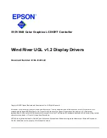 Preview for 311 page of Epson S1D13504 Technical Manual