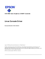 Preview for 317 page of Epson S1D13504 Technical Manual