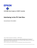 Preview for 473 page of Epson S1D13504 Technical Manual