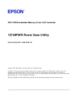 Preview for 223 page of Epson S1D13704 Technical Manual