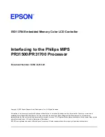 Preview for 375 page of Epson S1D13704 Technical Manual