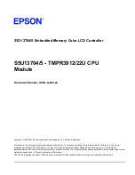 Preview for 391 page of Epson S1D13704 Technical Manual