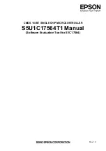 Preview for 1 page of Epson S5U1C17564T1 Manual