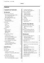 Preview for 3 page of Epson SC-F2000 Series User Manual