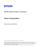 Preview for 209 page of Epson SED1352 Technical Manual