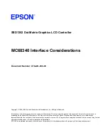 Preview for 223 page of Epson SED1352 Technical Manual