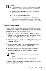 Preview for 70 page of Epson Stylus 1000 User Manual