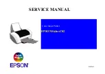 Epson Stylus C82 Service Manual preview