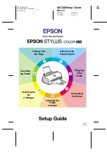 Preview for 1 page of Epson Stylus COLOR 460 Setup Manual