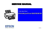 Epson Stylus Photo R290 Service Manual preview