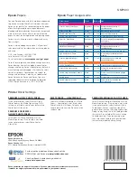 Preview for 2 page of Epson Stylus SMP603 User Manual