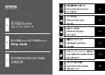 Preview for 1 page of Epson SureColor SC-F550 Setup Manual