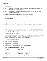 Preview for 2 page of Epson T033320 Product Information Sheet