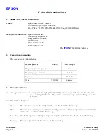 Epson T044420 Product Information Sheet preview