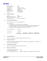 Preview for 3 page of Epson T481011 Material Safety Data Sheet