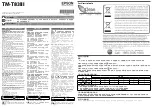 Epson TM-T83II-i User Manual preview