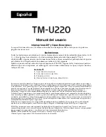 Preview for 54 page of Epson TM-U220 Series User Manual