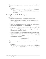 Preview for 22 page of Epson U925 - TM B/W Dot-matrix Printer User Manual