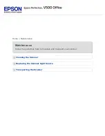 Preview for 10 page of Epson V500 User Manual