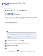 Preview for 226 page of Epson V500 User Manual