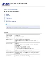 Preview for 235 page of Epson V500 User Manual