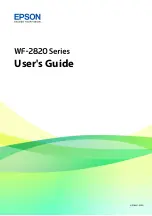 Epson WF-2820 Series User Manual preview
