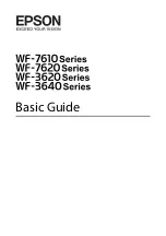 Preview for 1 page of Epson WF-3620 series User Manual