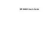 Preview for 1 page of Epson WF-B4023 User Manual