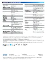 Preview for 2 page of Epson WorkForce 600 Series Specifications