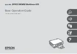 Epson WorkForce 625 Basic Operation Manual preview