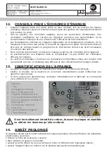 Preview for 35 page of EPTA Bonnet Neve MULTIFREEZ PLUS User Instructions