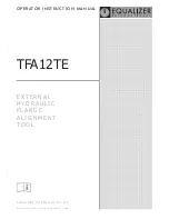 Preview for 1 page of Equalizer TFA12TE Operator'S Instruction Manual