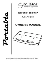 Equator Portable PIC 200N Owner'S Manual preview