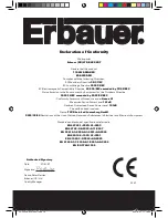 Preview for 14 page of Erbauer ERB049DRH User Manual