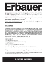 Preview for 3 page of Erbauer ERB900 Manual