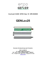 Erco&Gener GENLoc25 Manual preview