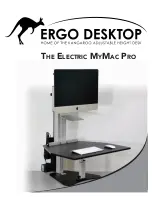 Preview for 1 page of Ergo Desktop The Electric MyMac Pro Manual