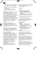 Preview for 34 page of Ergo tools Pattfield 45.002.12 Operating Instruction