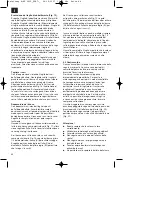 Preview for 44 page of Ergo tools Pattfield 45.002.12 Operating Instruction