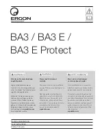 Preview for 1 page of Ergon BA2 User Instructions