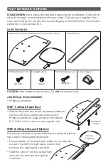 Preview for 2 page of ERGONOMIC SOLUTIONS PL217 Installation And Use