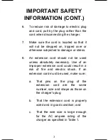 Preview for 3 page of Ericsson GE Monogram MHCH3V Operator'S Manual