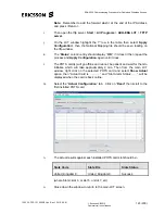 Preview for 123 page of Ericsson EDA 2530 Commissioning Instructions