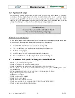 Preview for 57 page of Erin Fingerscreener 206T Operating And Maintenance Manual